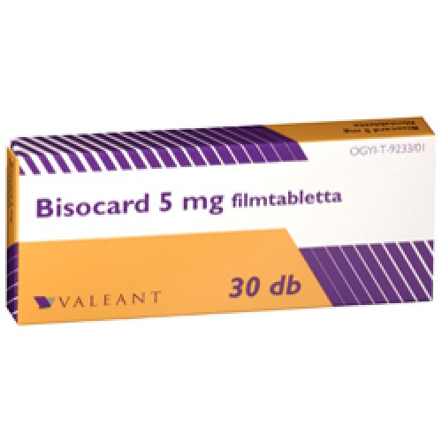 Самая низкая цена Бисокард (Bisocard) 5 мг, 30 шт. Купить Бисокард цена