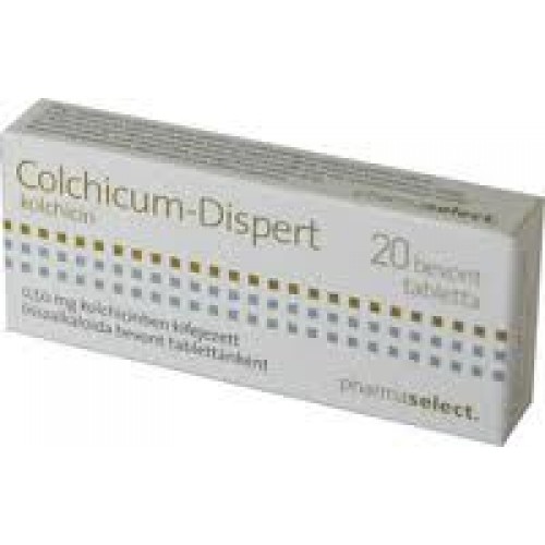 Самая низкая цена Колхикум-дисперт (Колхицин) 0.5мг, 20 таблеток .