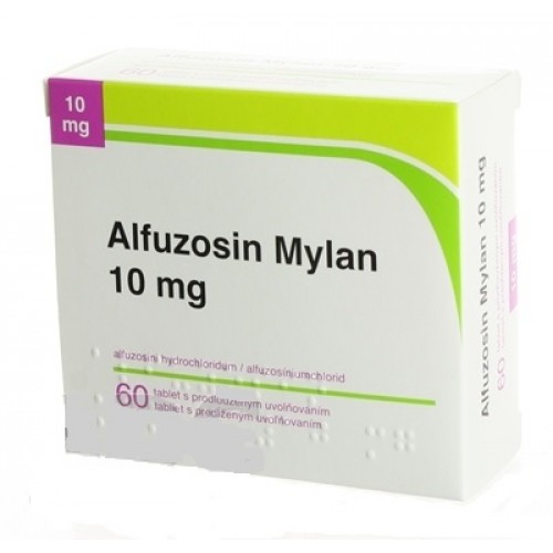 Купити препарат Альфузозин Mylan (Дальфаз ретард) 10 мг, 60 таблеток