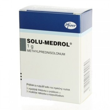 Солу-Медрол (Solu-Medrol) 1000 мг/15.6 мл, 1 флакон