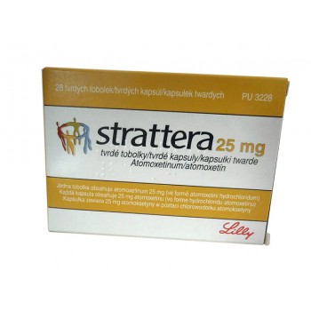 Страттера (Strattera) 25 мг, 28 капсул