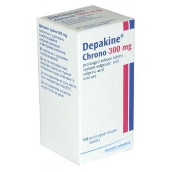Депакін (Depakine) Хроно 300 мг, 100 таблеток