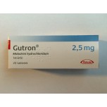 Гутрон (Gutron) 2,5 мг, 20 таблеток 