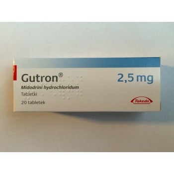 Гутрон (Gutron) 2.5 мг, 20 таблеток
