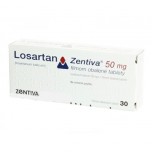 Лозартан Zentiva (Losartan) 50 мг, 30 таблеток