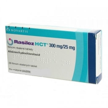 Расілез HCT (Rasilez) 300 мг/25 мг, 28 таблеток