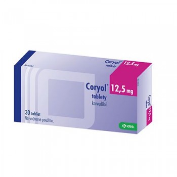 Коріол (Coryol) 12.5 мг, 30 таблеток