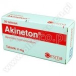 Акинетон (Akineton) 2 мг 50 таблеток