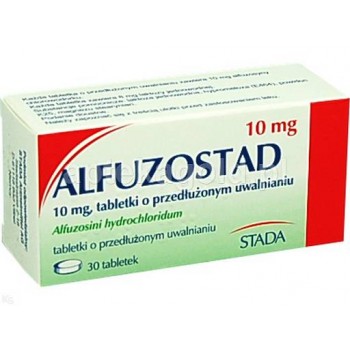 Алфузостад (Alfuzostad) 10 мг, 30 таблеток