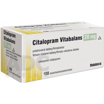Циталопрам Vitabalans 20 мг, 100 таблеток