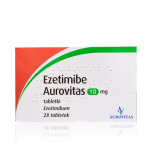 Езетиміб Aurovitas (Ezetimibe) 10 мг, 28 таблеток