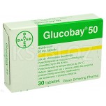 Глюкобай (Glucobay) 50 мг, 30 таблеток