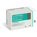 Леветирацетам Accord (Levetiracetam) 750 мг, 100 таблеток