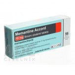 Мемантин Accord (Memantin) 10 мг, 56 таблеток