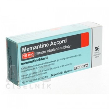 Мемантин Аккорд (Memantin) 10 мг, 56 таблеток