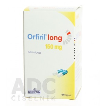 Орфірил Лонг (Orfiril Long) 150 мг, 100 капсул