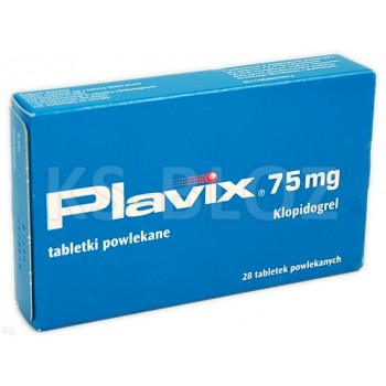 Плавікс (Plavix) 75 мг, 28 таблеток