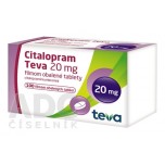Циталопрам Teva (Citalopram) 20 мг, 100 таблеток