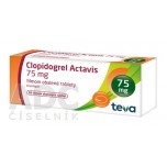Клопідогрель Actavis 75 мг, 30 таблеток