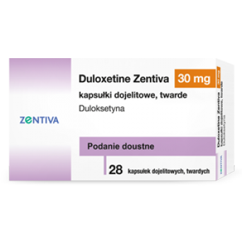 Дулоксетин Zentiva (Duloxetin) 30 мг, 28 капсул