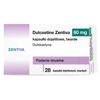 Дулоксетин Zentiva (Duloxetin) 60 мг, 28 капсул