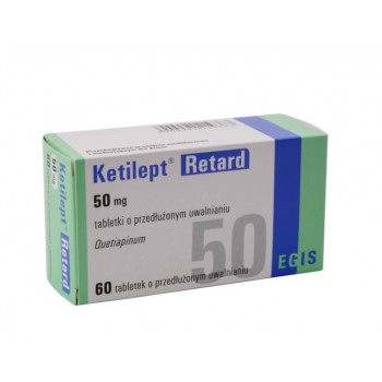 Кетилепт Ретард 50 мг, 60 таблеток