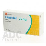 Ламіктал (Lamictal) 25 мг, 28 таблеток
