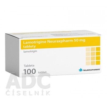 Ламотриджин Neuraxpharm (Lamotrigin) 50 мг, 100 таблеток