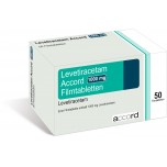 Леветирацетам Accord (Levetiracetam) 1000 мг, 50 таблеток