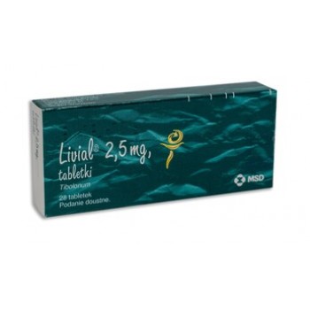 Ливиал (Livial) 2.5 мг, 28 таблеток