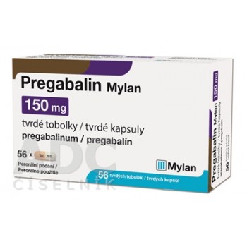Прегабалін (Pregabalin) Mylan 150 мг, 56 капсул