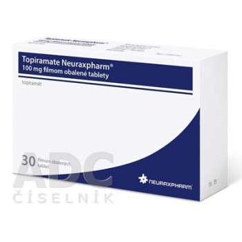 Топірамат (Topiramate) Neuraxpharm 100 мг, 30 таблеток