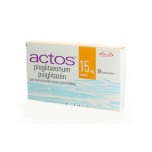Актос (Actos) 15 мг, 28 таблеток