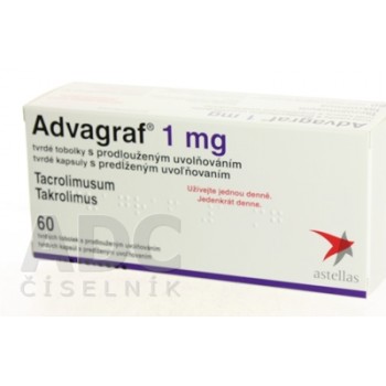 Адваграф (Advagraf) 1 мг, 60 капсул