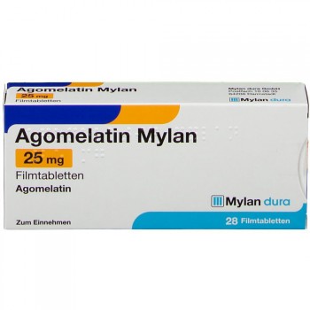 Агомелатин (Agomelatine) Mylan 25 мг, 28 таблеток