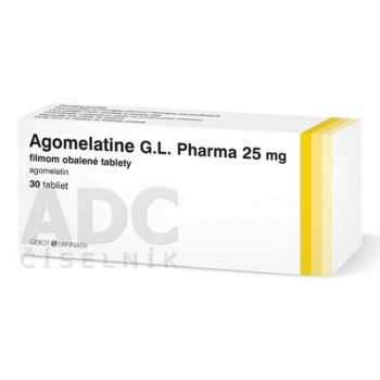 Агомелатин (Agomelatine) G.L. Pharma 25 мг, 30 таблеток