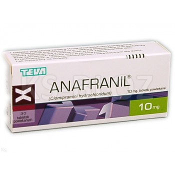 Анафраніл (Anafranil) Teva 10 мг, 30 таблеток