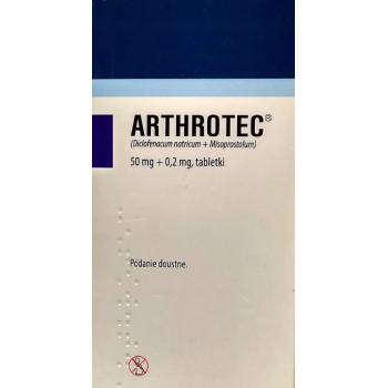 Артротек (Arthrotec) 50 мг+200 мкг, 20 таблеток