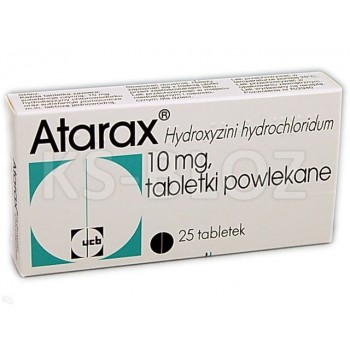 Атаракс (Atarax) 10 мг, 25 таблеток