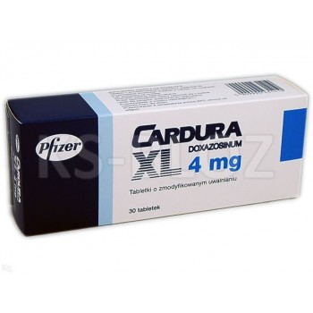 Кардура XL (Cardura) 4 мг, 30 таблеток