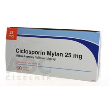 Циклоспорин (Ciclosporin) 25 мг, 50 таблеток