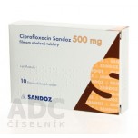 Ципрофлоксацин Sandoz 500 мг, 10 таблеток