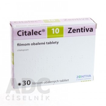 Циталек Zentiva 10 мг, 30 таблеток