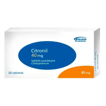 Цитроніл (Циталопрам) 10 мг, 28 таблеток