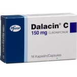 Далацин Ц (Dalacin C) 150 мг, 16 капсул
