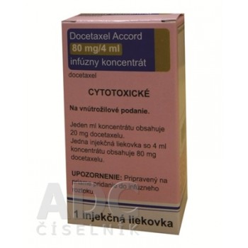 Доцетаксел Accord 80 мг/4 мл, 1 флакон