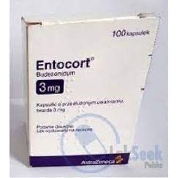 Ентокорт (Entocort) 3 мг, 100 капсул