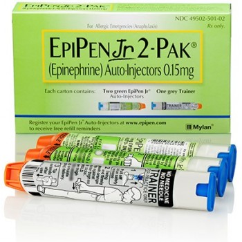ЕпіПен Джуніор (EpiPen Jr) 0.15 мг (2 мл), 2 шт