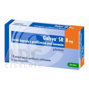 Галсія (Галантамін) SR 8 мг, 14 капсул