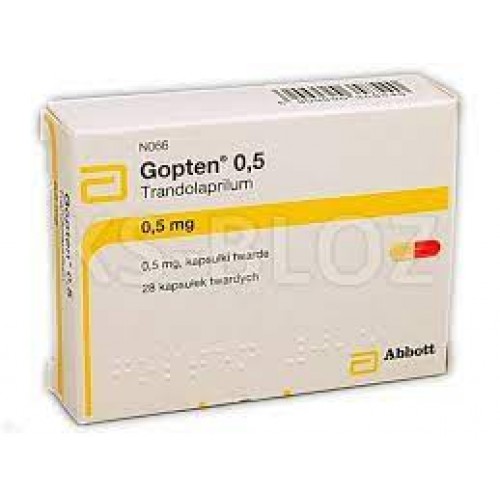 Купити препарат Гоптен (Gopten) 0.5 мг, 28 капсул